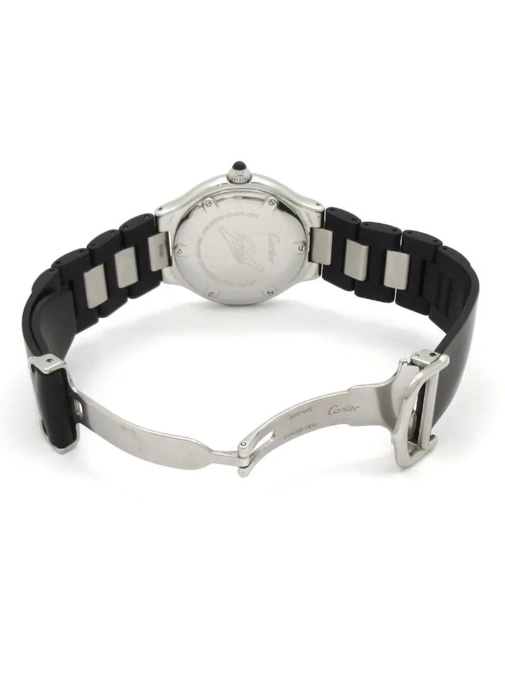 Cartier Watch Must 21 Vantean Autoscuff Black